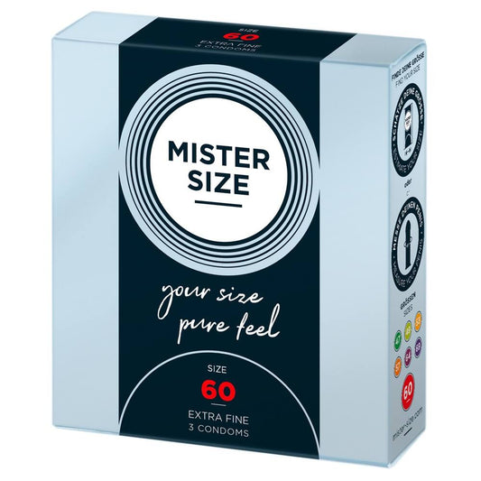 Mister Size - Prezervative Diametru 60 mm 3 Bucăți