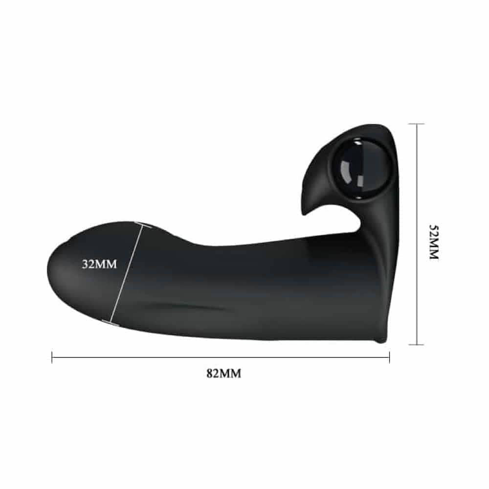 Adonis - Vibrator pentru deget, 8.2 cm - detaliu 5