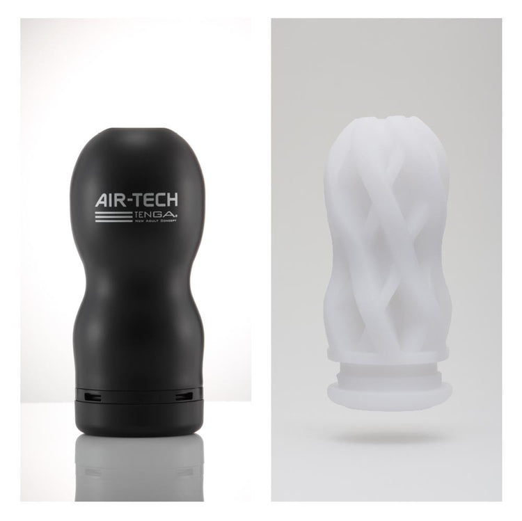 Air-Tech Strong - Masturbator alb, 15 cm - detaliu 4