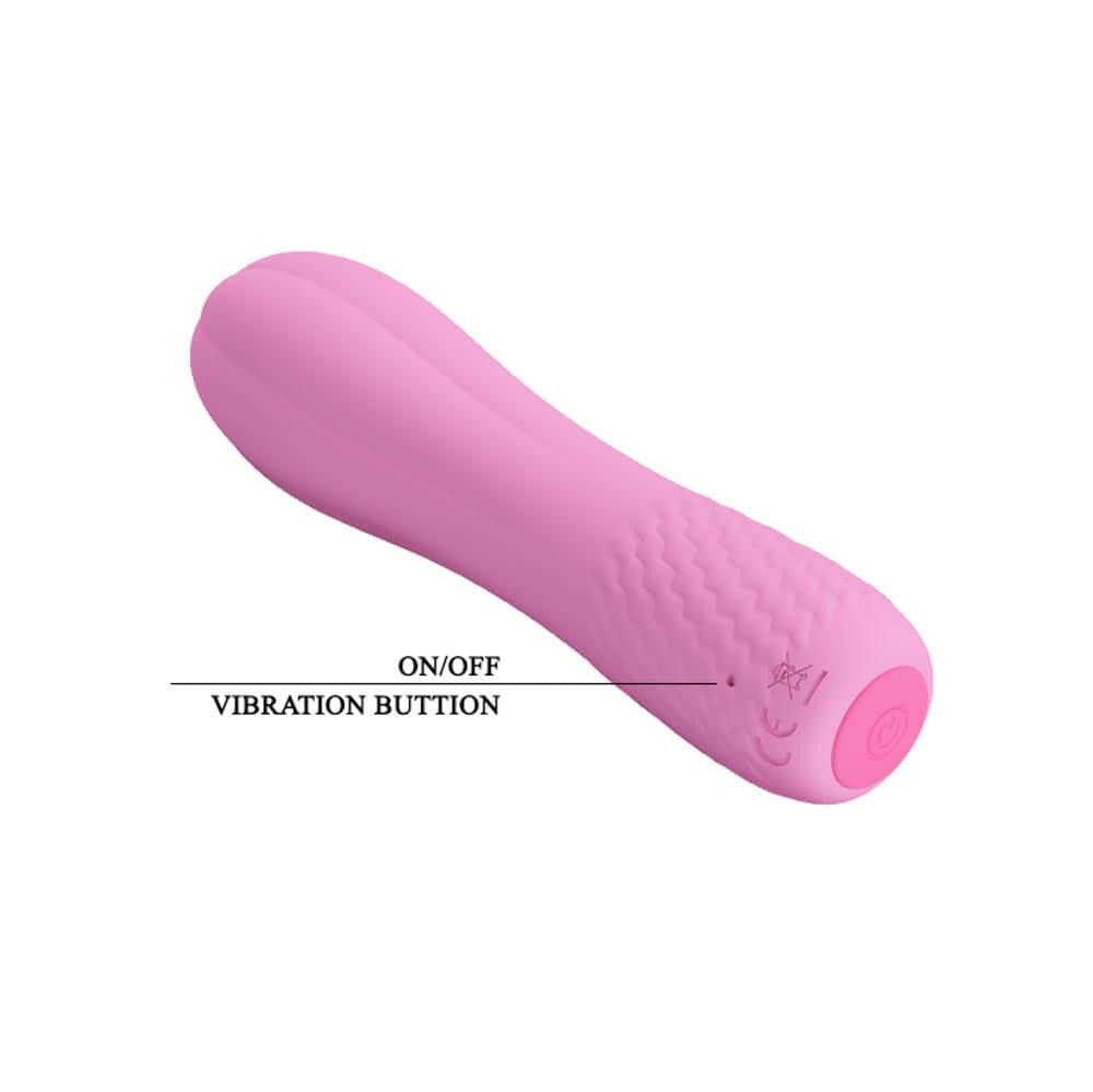Alice - Mini-vibrator roz, 11.6 cm - detaliu 5
