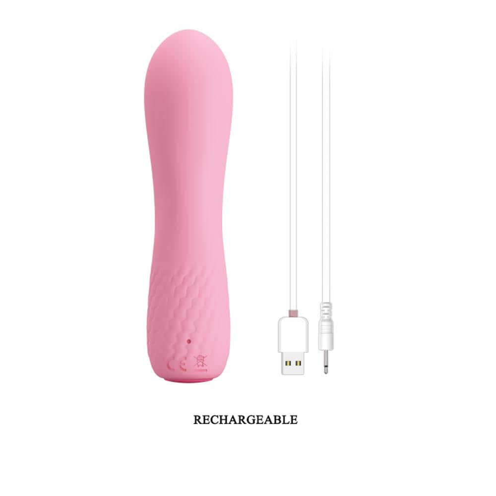 Alice - Mini-vibrator roz deschis, 11.6 cm - detaliu 2