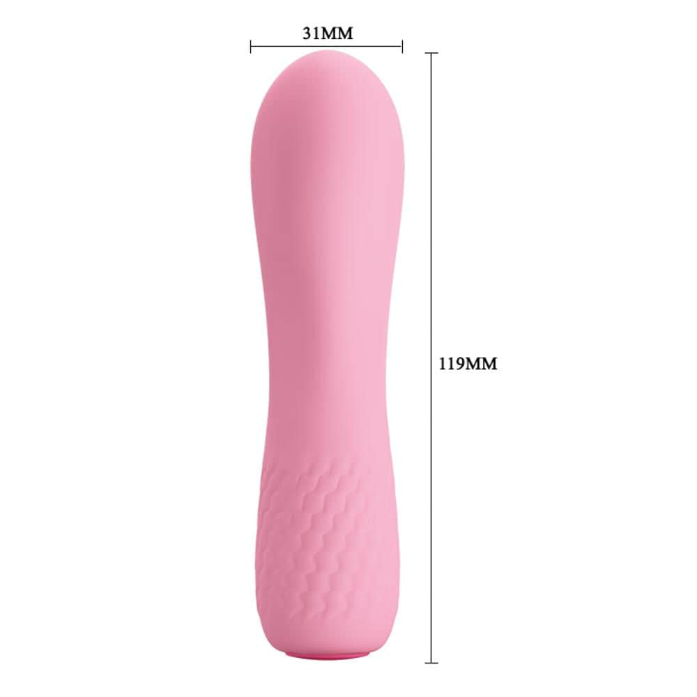 Alice - Mini-vibrator roz deschis, 11.6 cm - detaliu 6