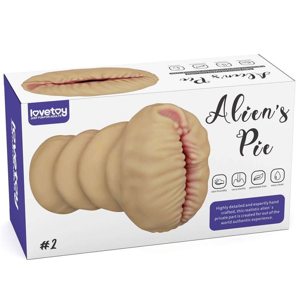 Alien's Pie 2 - Masturbator bărbați, flesh, 23 cm - detaliu 8