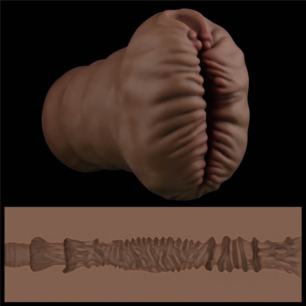 Alien's Pie 2 - Masturbator bărbați, maro, 23 cm - detaliu 2