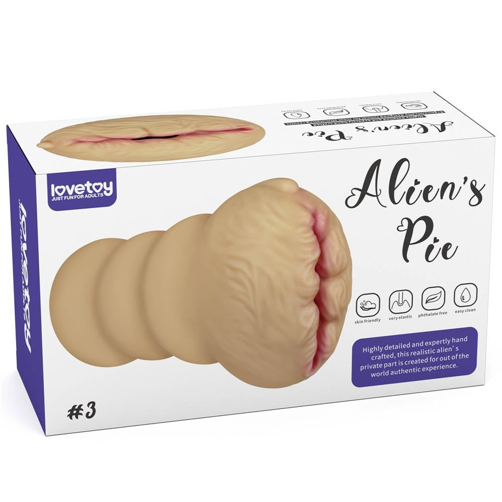 Alien's Pie 3 - Masturbator bărbați, flesh, 23 cm - detaliu 8