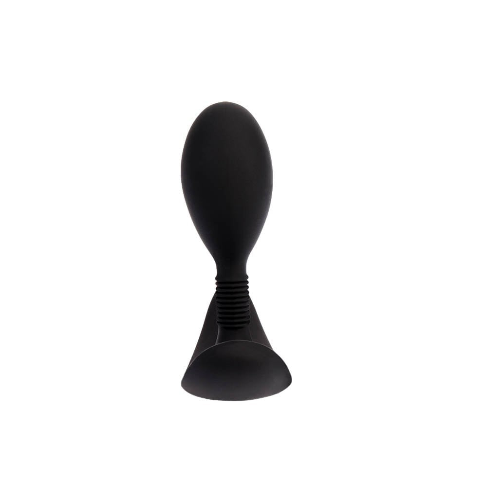 Anal Play Plug S - Dop Anal din Silicon Negru, 8.6 cm - detaliu 2