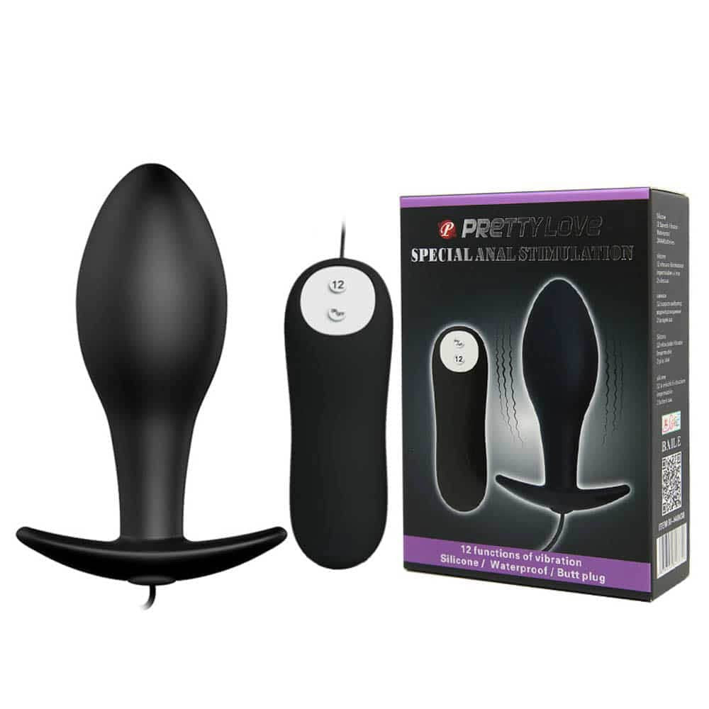 Anal Stimulation Plug 1 - Dop Anal cu Vibratie, 8,5 cm