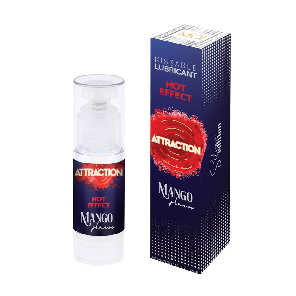 Attraction Mango Heat - Lubrifiant cu Efect de Incalzire si Gust de Mango, 50 ML - detaliu 4