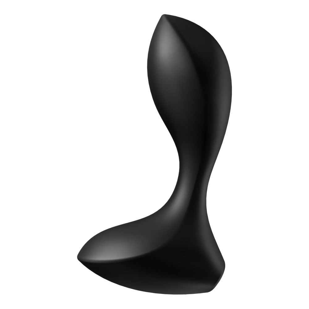 Backdoor - Dop anal cu vibrații, negru, 11.5 cm - detaliu 2