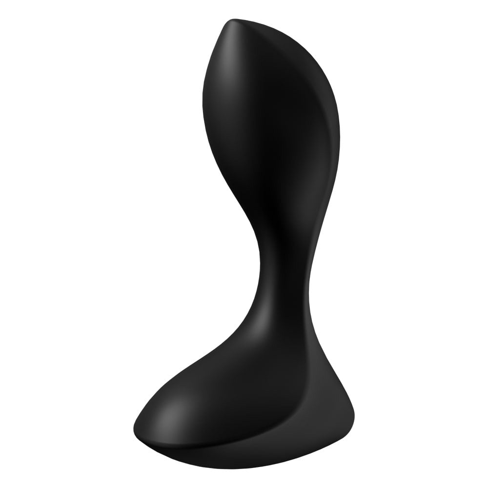 Backdoor - Dop anal cu vibrații, negru, 11.5 cm - detaliu 3