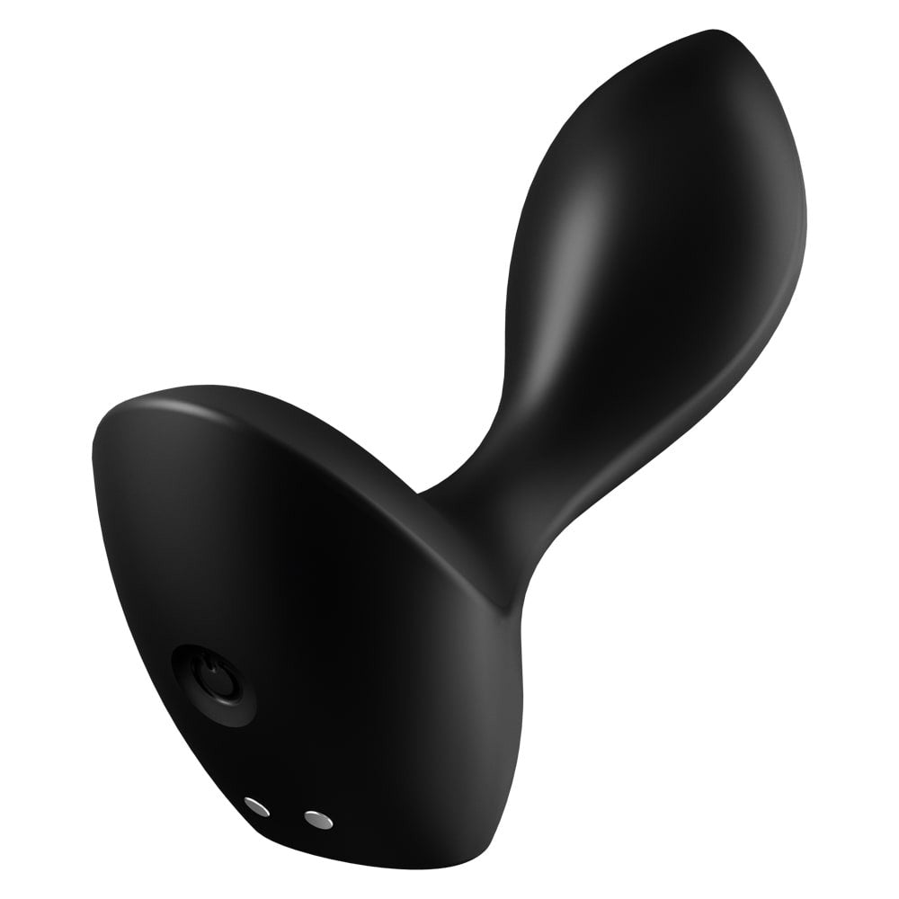 Backdoor - Dop anal cu vibrații, negru, 11.5 cm - detaliu 4