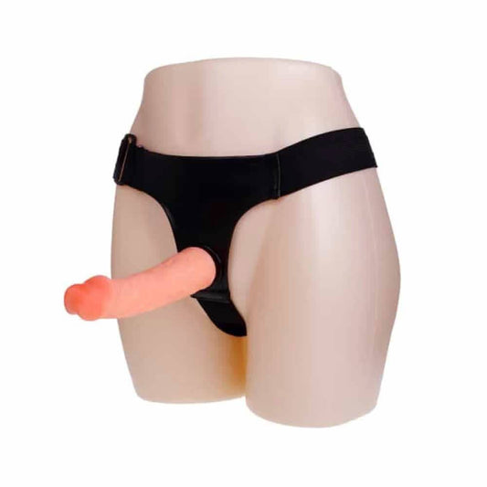 Baile Passionate Harness - Strap On cu Dildo Realistic, 19x4 cm - detaliu 7