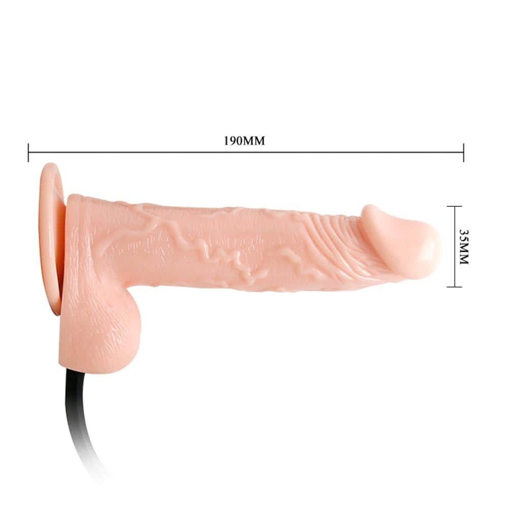 Baile Telecontrol Aerated - Dildo Gonflabil cu Telecomanda, 19 cm - detaliu 2