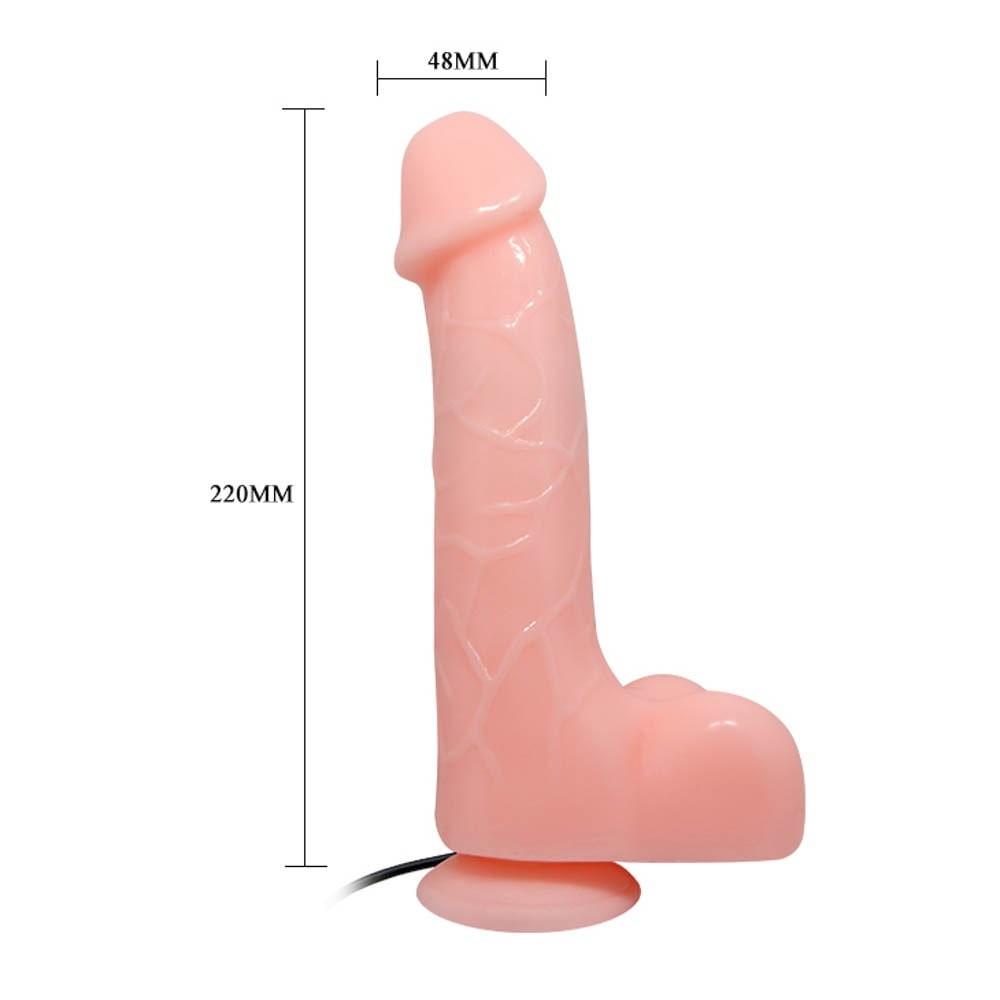 Barbara - Vibrator realist, 22 cm - detaliu 1