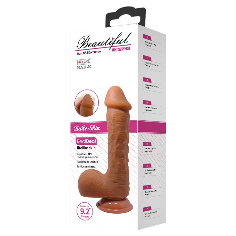 Beautiful Johnson - Dildo realist, 23.4 cm - detaliu 7