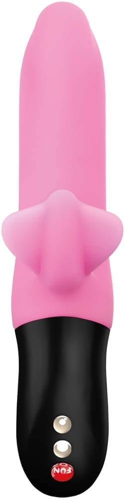 Bi Stronic Fusion - Vibrator iepuraș, roz, 21.7 cm - detaliu 2
