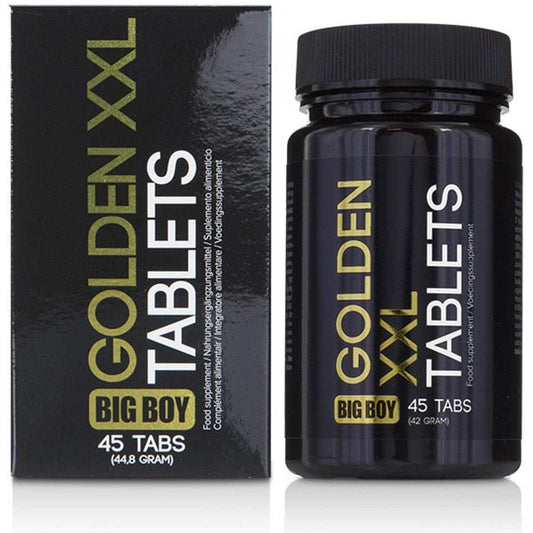 Big Boy Golden XXL - Tablete pentru Erectie, 45 buc