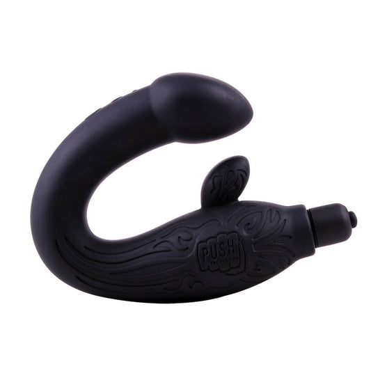 Black Mont  P-Spot - Masator de Prostata cu Vibratii, 11 cm