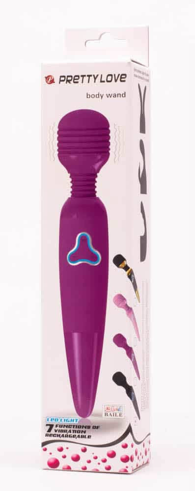 Body Wand - Baghetă pentru masaj, mov, 25 cm - detaliu 2