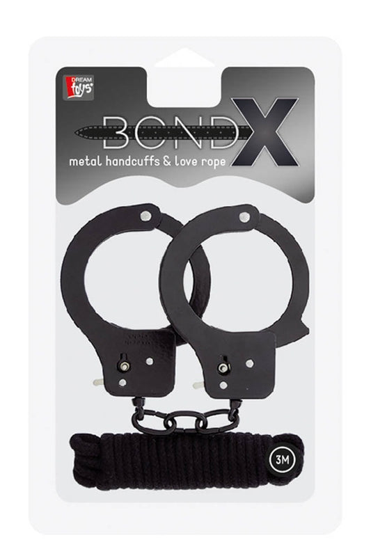 Bondx - Set Catuse Metalice si Funie de Legare