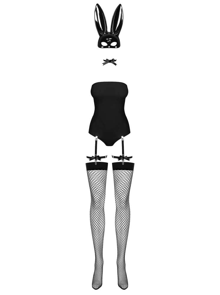 Bunny - Costum sexy, negru, L/XL