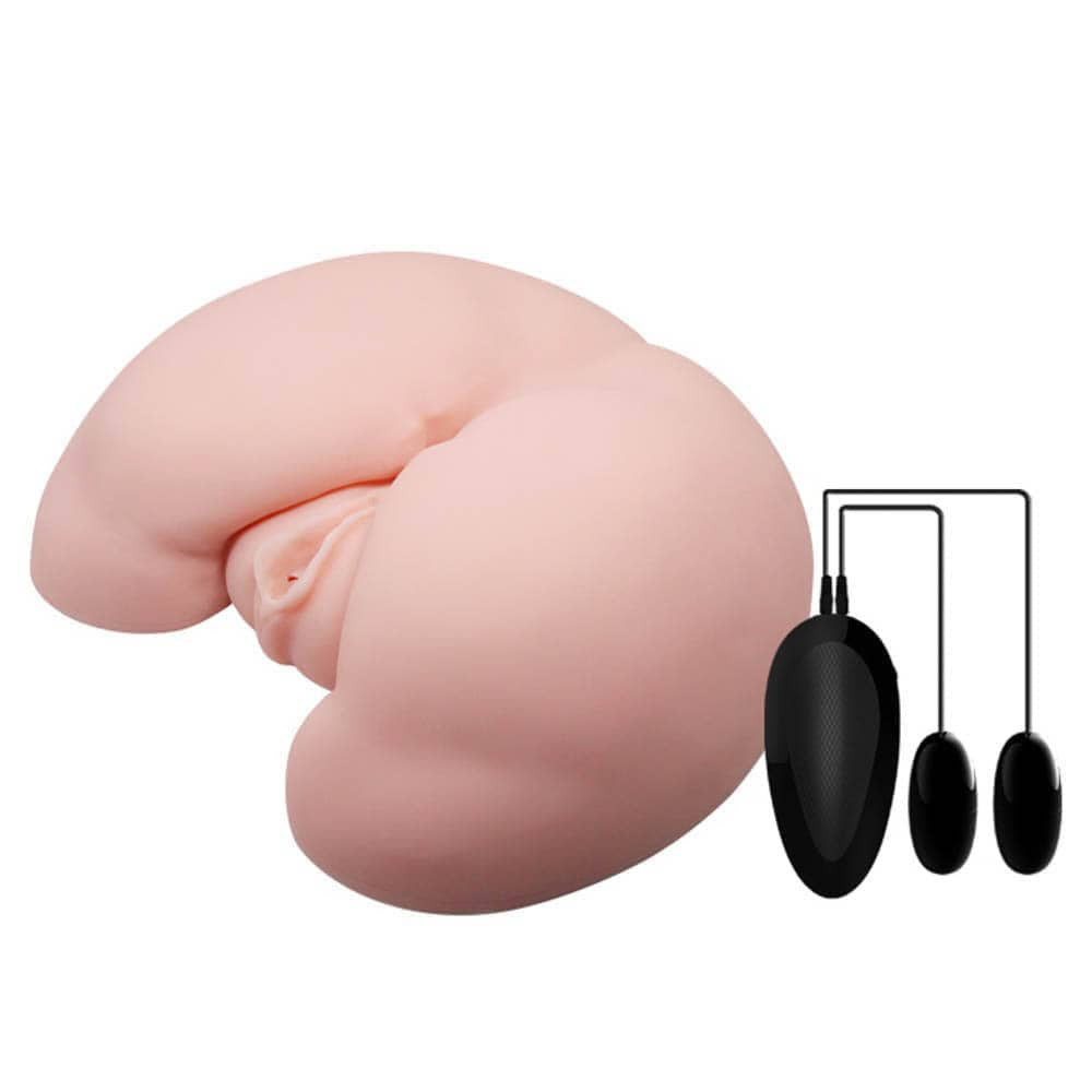 Busty Butt - Masturbator Realistic cu Vagin, Anus și Vibrații, 22.5 cm - detaliu 4
