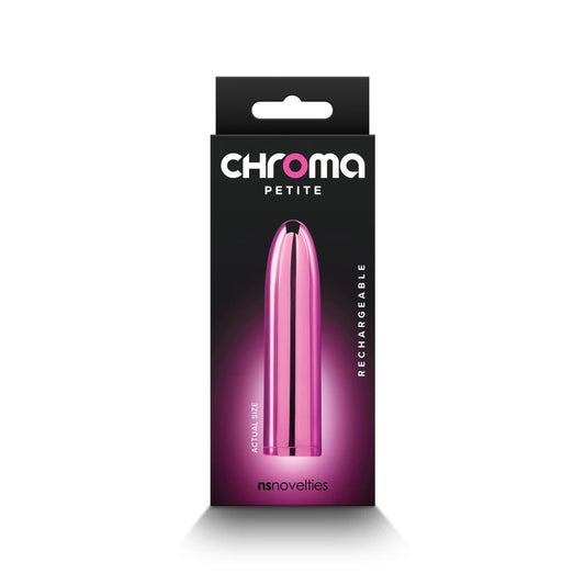 Chroma Petite - Glonț vibrator, roz, 8.7 cm