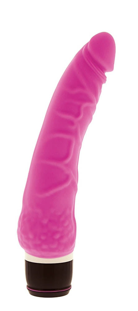 Classic Slim - Vibrator realist, roz, 21 cm - detaliu 2