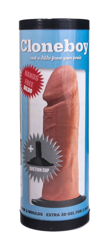 Cloneboy - Kit dildo cu ventuză, roz, 20 cm - detaliu 1