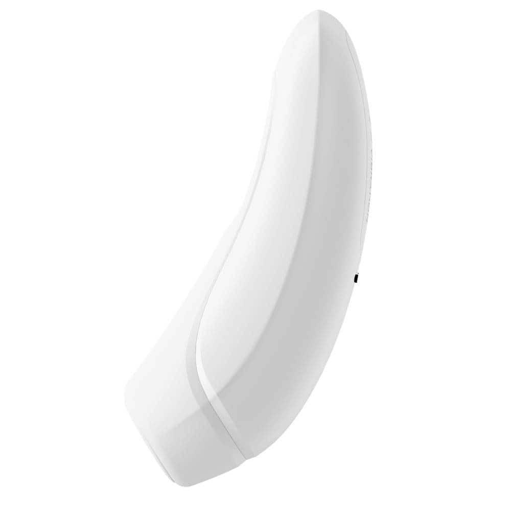 Curvy - Stimulator clitoris, alb, 13.4 cm - detaliu 3