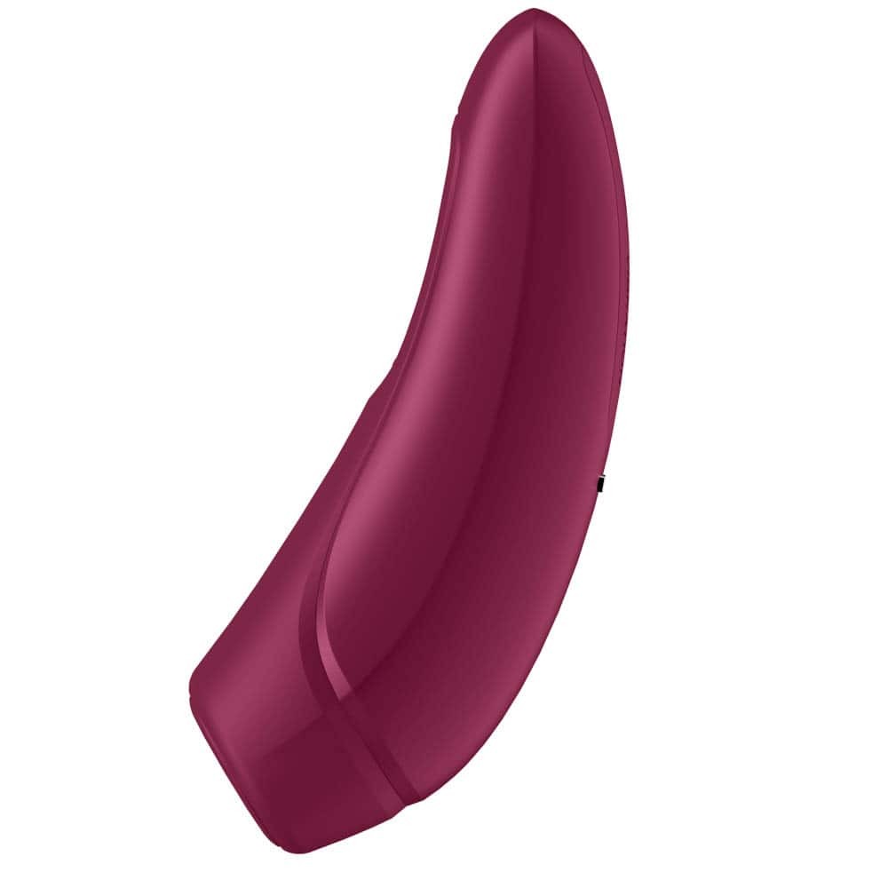 Curvy - Stimulator clitoris, roșu, 13.4 cm - detaliu 2