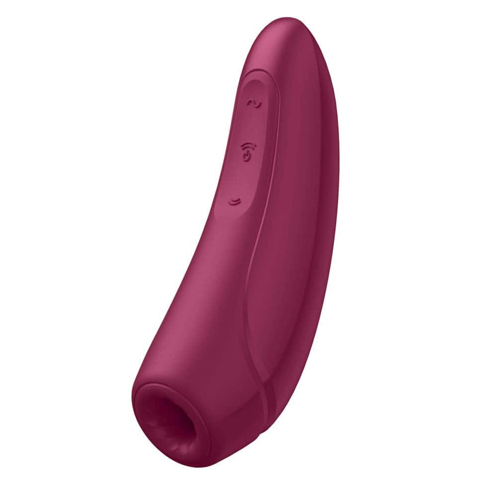 Curvy - Stimulator clitoris, roșu, 13.4 cm - detaliu 3