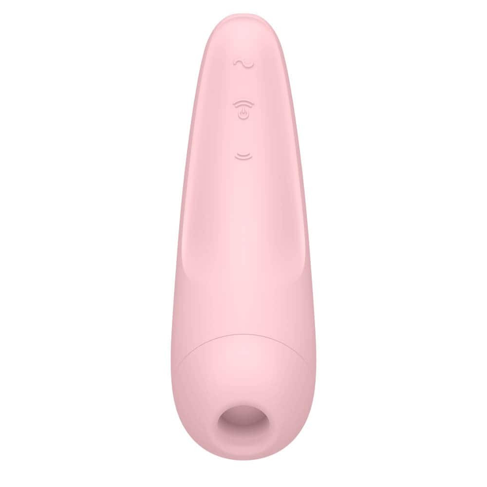 Curvy - Stimulator clitoris, roz, 13.4 cm - detaliu 2