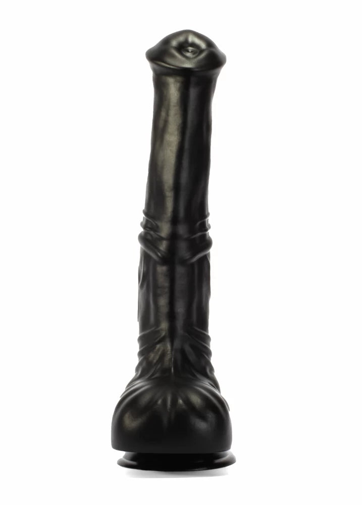 David - Dildo realistic, negru, 31 cm - detaliu 2