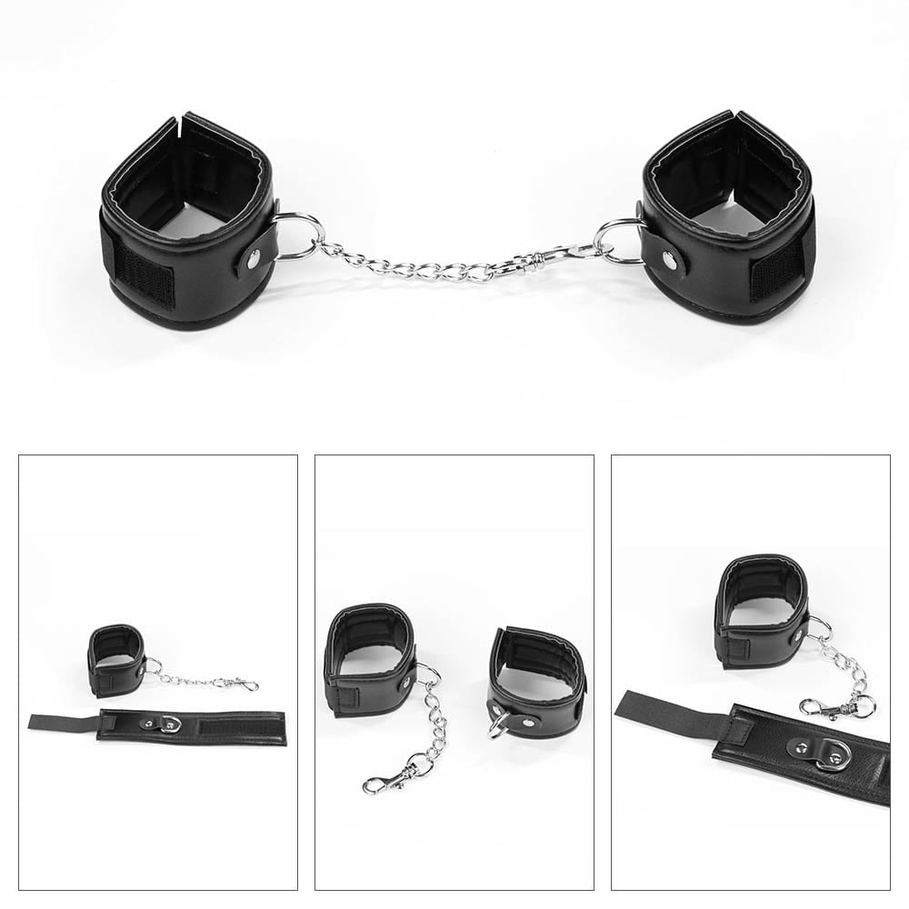 Deluxe Bondage Kit Black III - Set BDSM cu 3 Piese