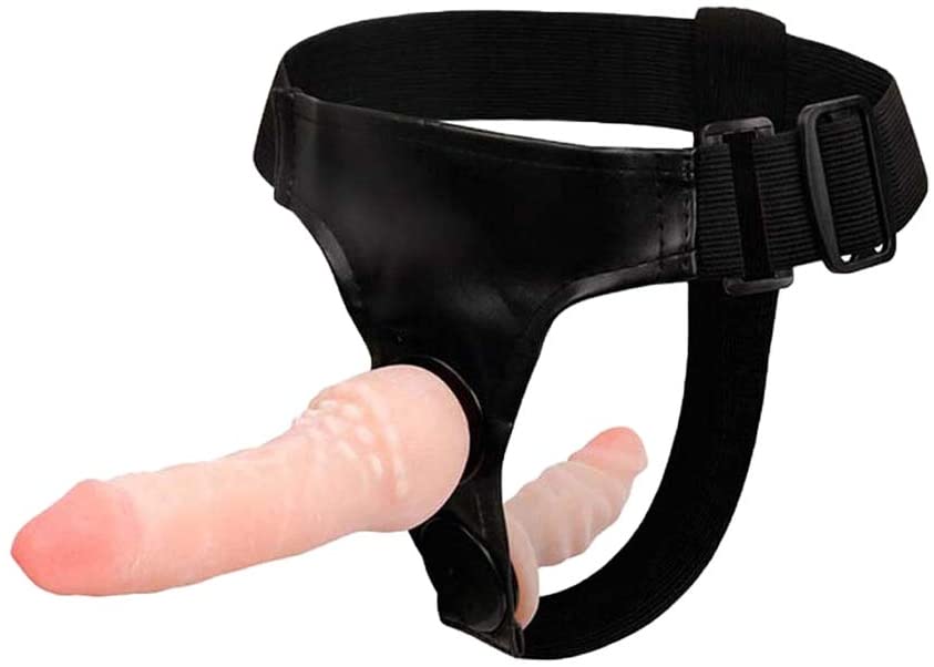 Dildo dublu cu strapon