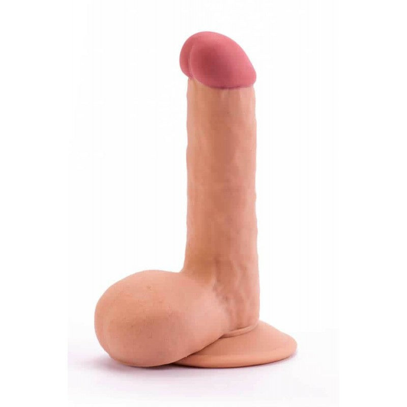 Ultra Soft Dude - Dildo Realistic cu Ventuză 19.5 cm