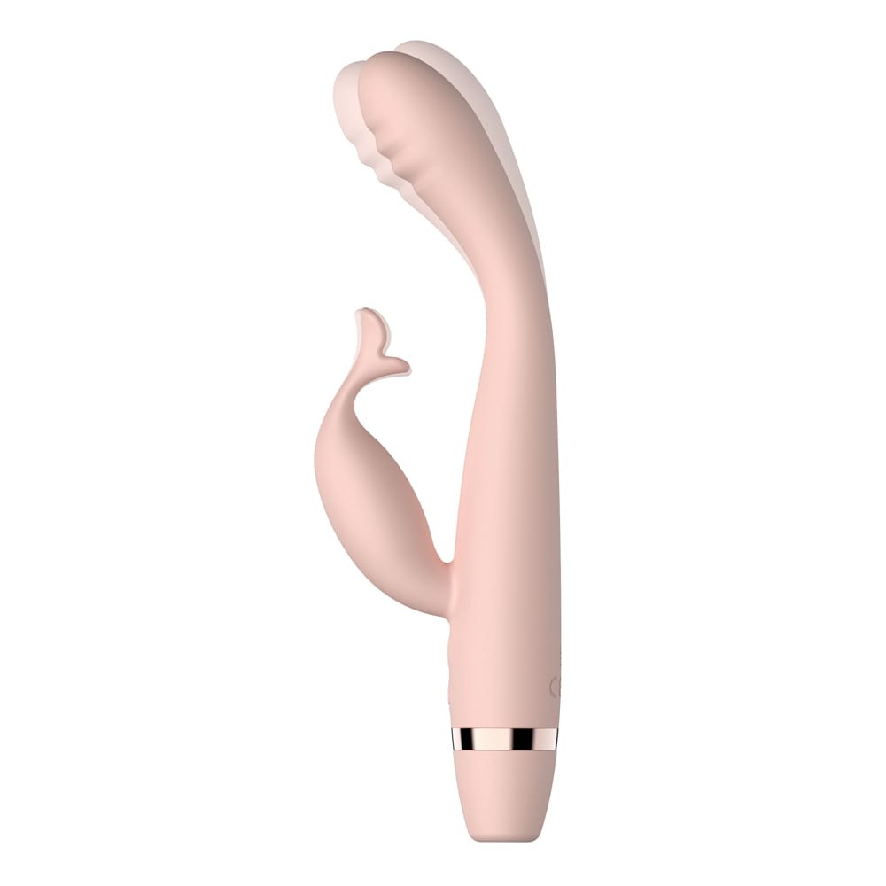 Don G-iovanni - Vibrator Reincarcabil cu Stimulator Clitoris, 17.5x2.5 cm  - detaliu 6