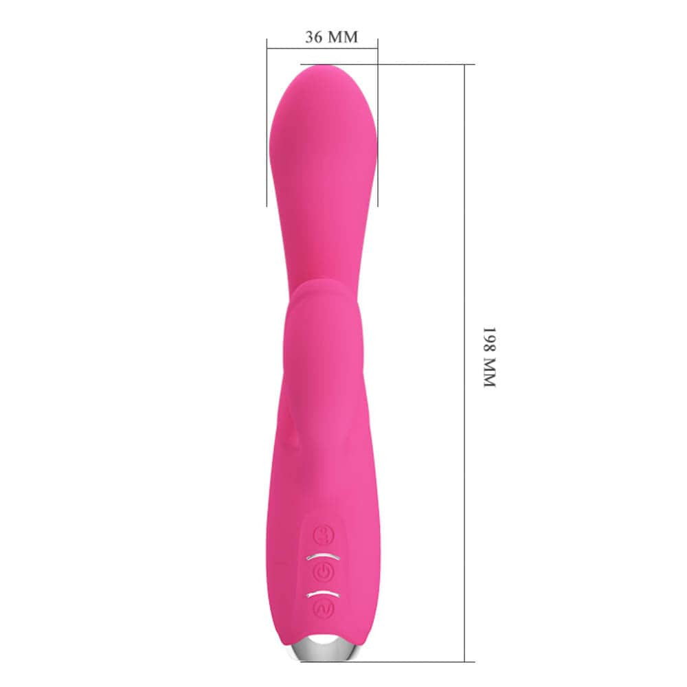 Dorin Limbă Iute - Vibrator tip iepuraș, mov, 19.8 cm - detaliu 4