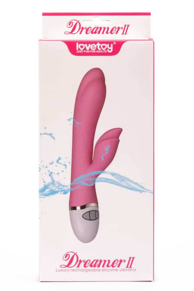 Dreamer II - Vibrator roz, 20.5 cm