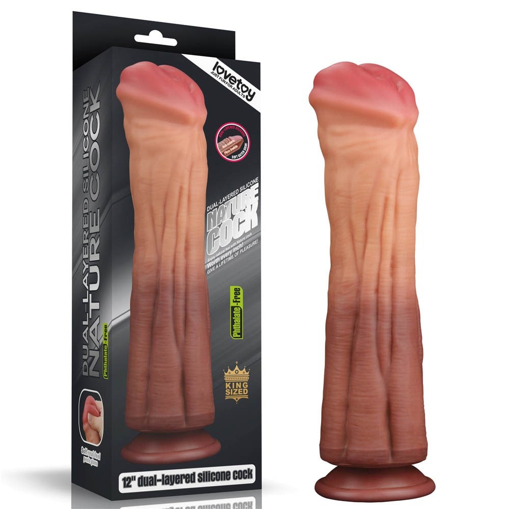 Moby's Dick - Dildo realist cu două straturi, 30 cm