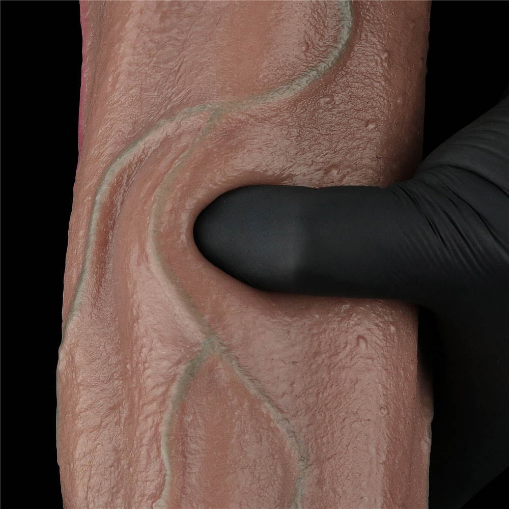 Dual Layered - Dildo silicon XXL, 33 cm - detaliu 2