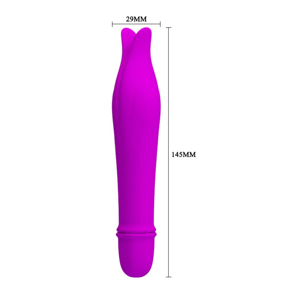 Edward - Vibrator stimulator clitoris, mov, 14.5 cm