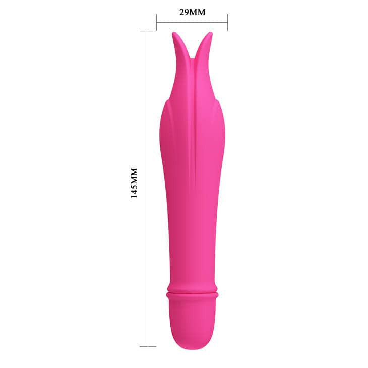 Edward - Vibrator stimulator clitoris, roz, 14.5 cm - detaliu 5