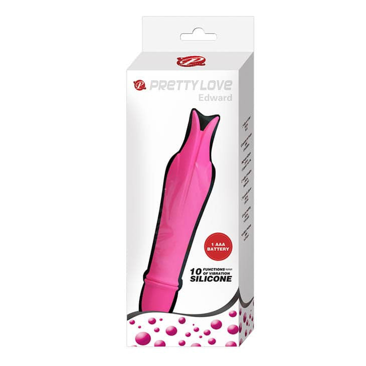 Edward - Vibrator stimulator clitoris, roz, 14.5 cm - detaliu 6