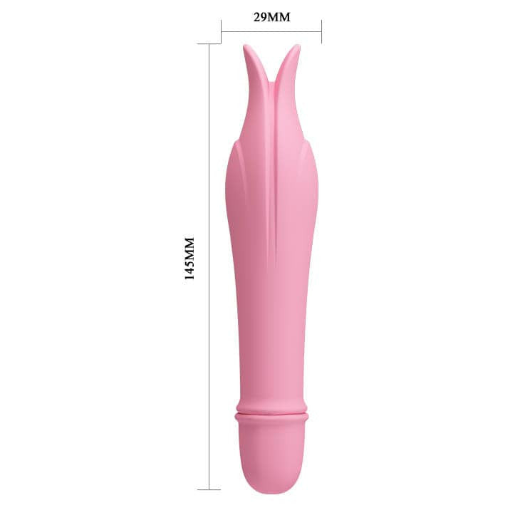Edward - Vibrator stimulator clitoris, roz deschis, 14.5 cm - detaliu 2