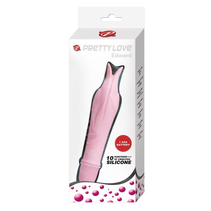 Edward - Vibrator stimulator clitoris, roz deschis, 14.5 cm - detaliu 4