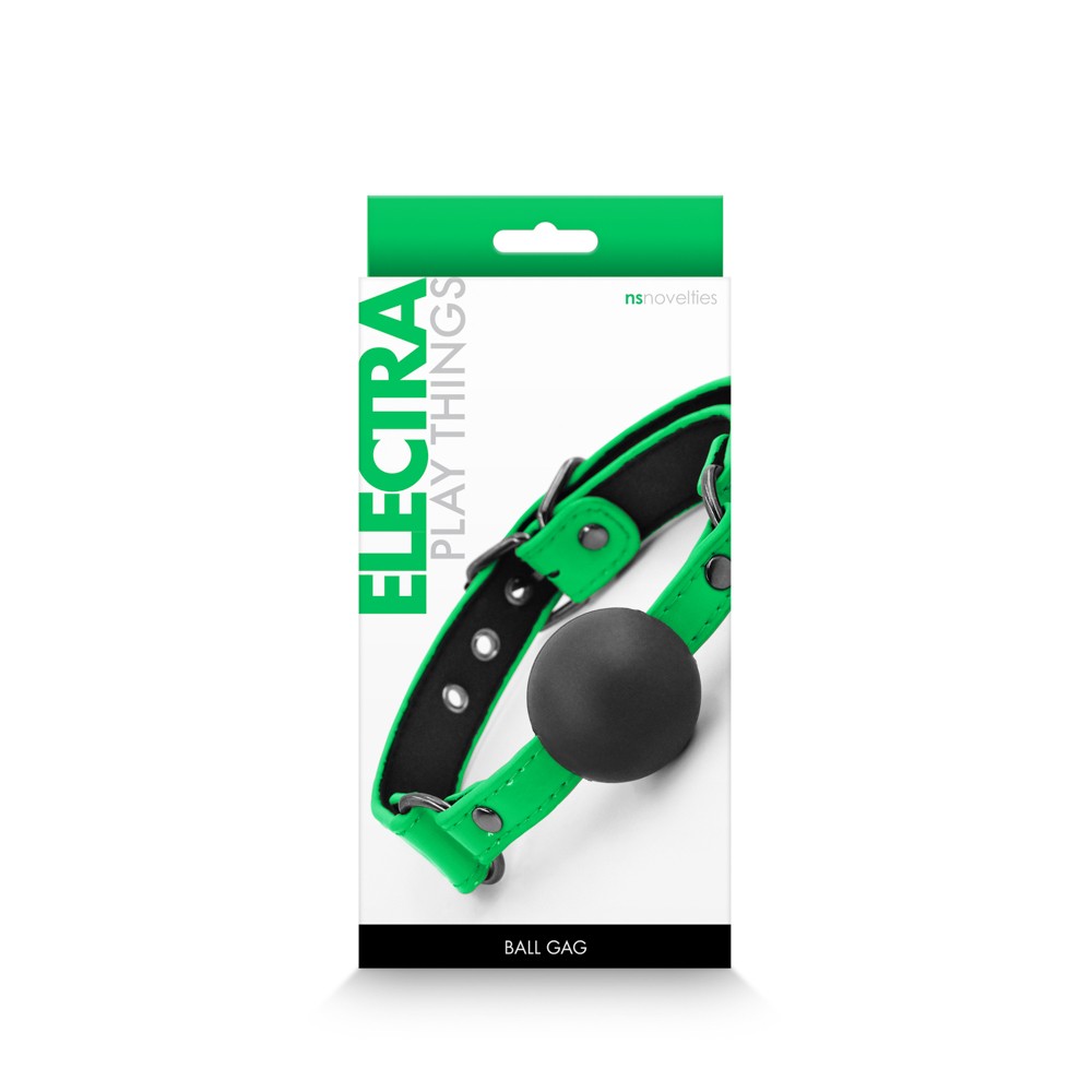 Electra - Căluș BDSM, verde - detaliu 1