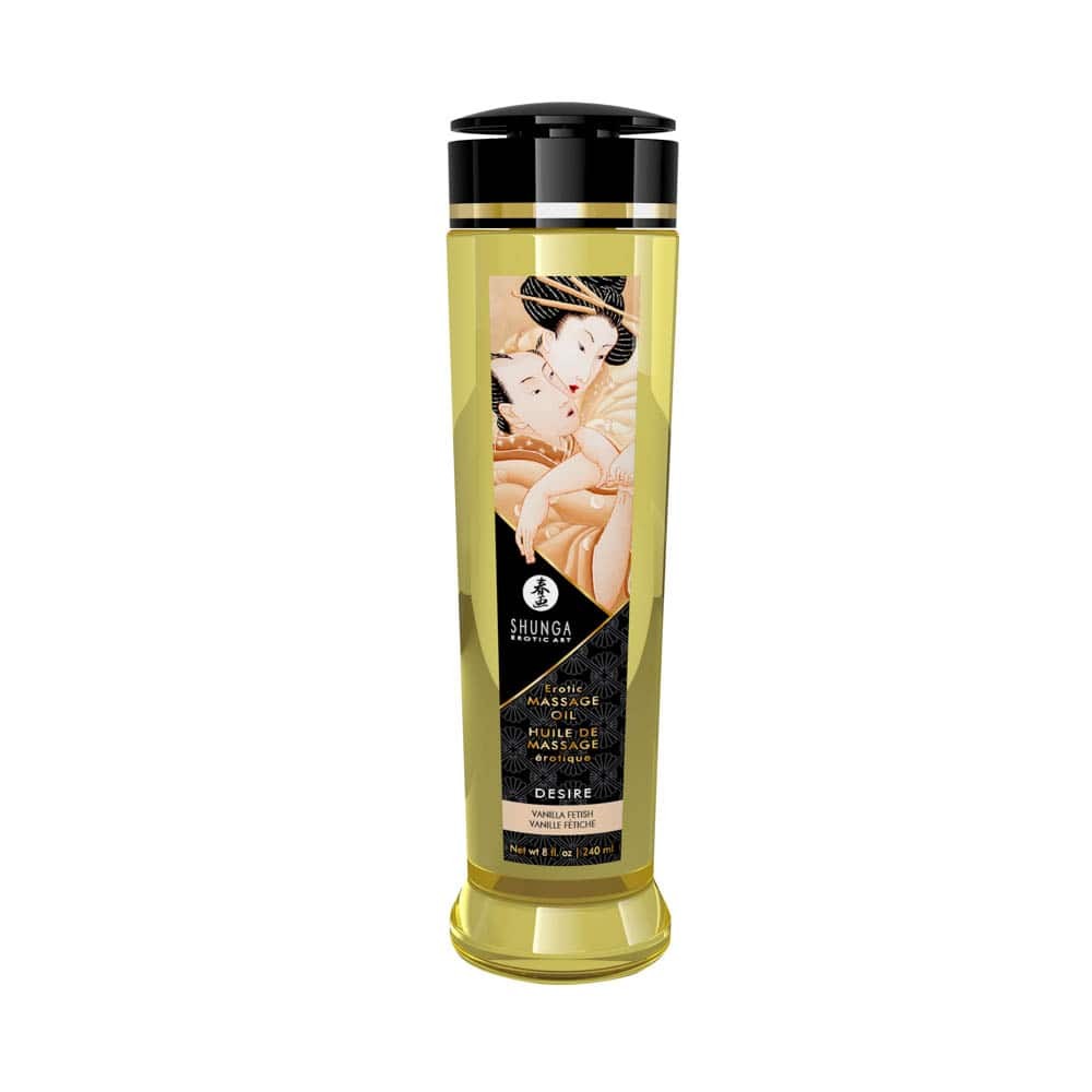 Erotic Massage Desire Vanilla Shunga - Ulei de masaj cu aromă de vanilie, 240 ml - detaliu 1