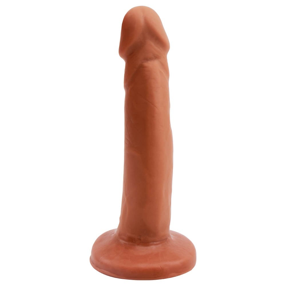 Eve's Allure - Dildo realist, crem închis, 18.5 cm - detaliu 1